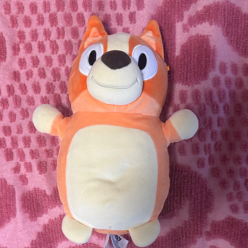 Cute Orange and Cream Plush Animal